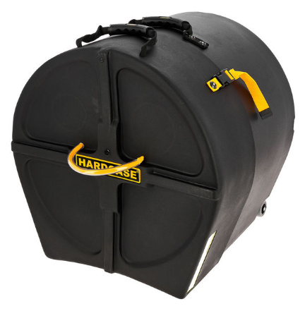Hardcase HN16B Estuche de Transporte con Ruedas para Bombo de 16" HN16B
