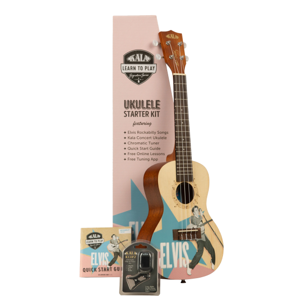Kala Ltpcerb Pack Ukelele Concierto Elvis Rockabilly LTPCERB