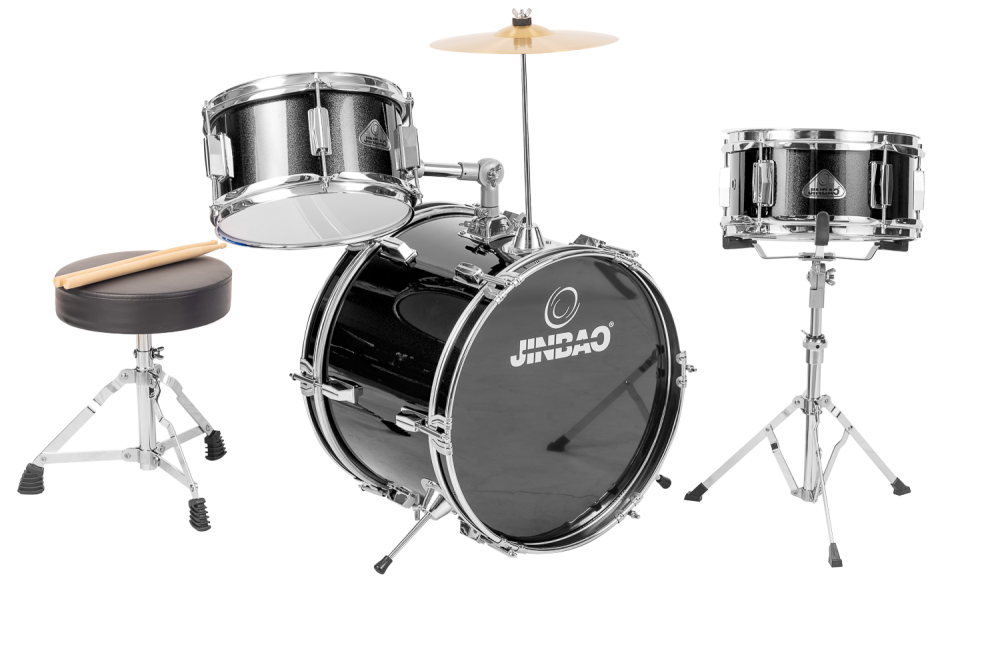 Jinbao 1042BK Batería Junior 1042 Negra 1042BK