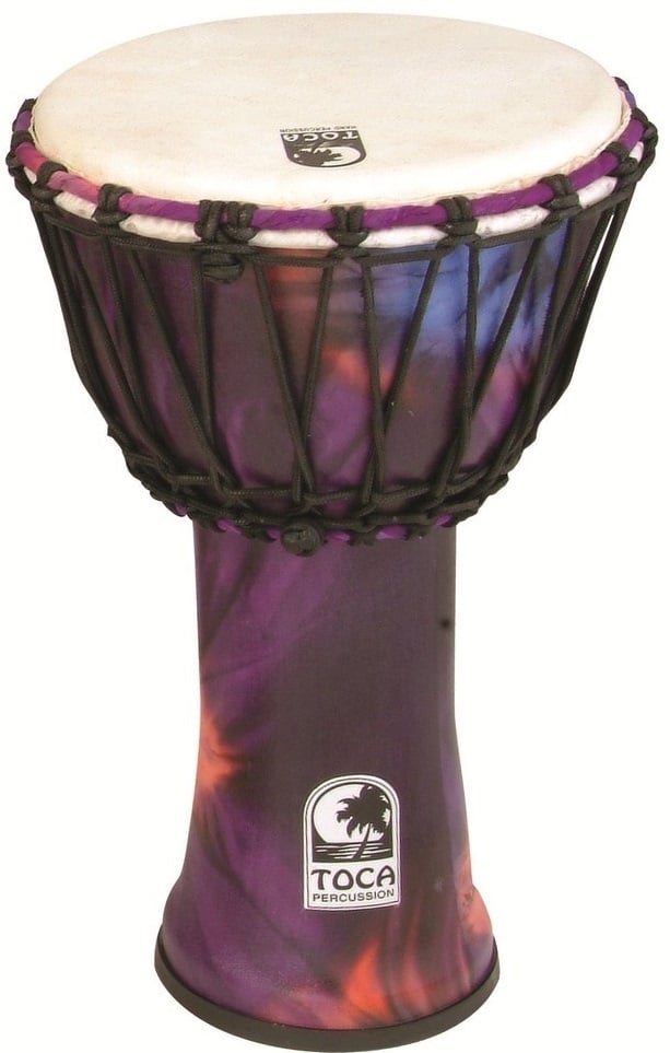 Toca Percussion SFDJ-12WP Woodstock Purple Djembe Freestyle Afinación Cuerda SFDJ-12WP