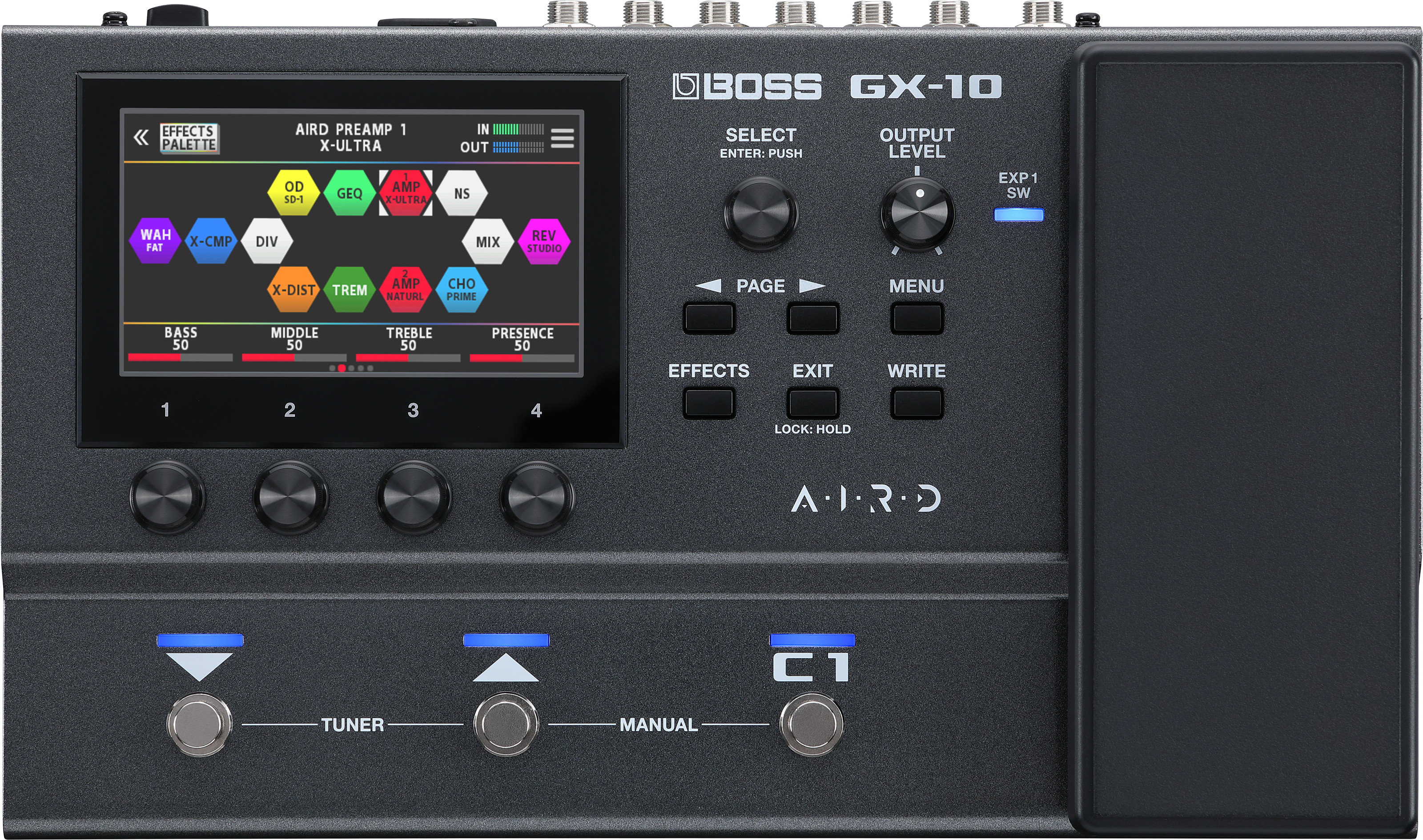 Boss GX-10 Pedalera Multiefectos Guitarra GX-10
