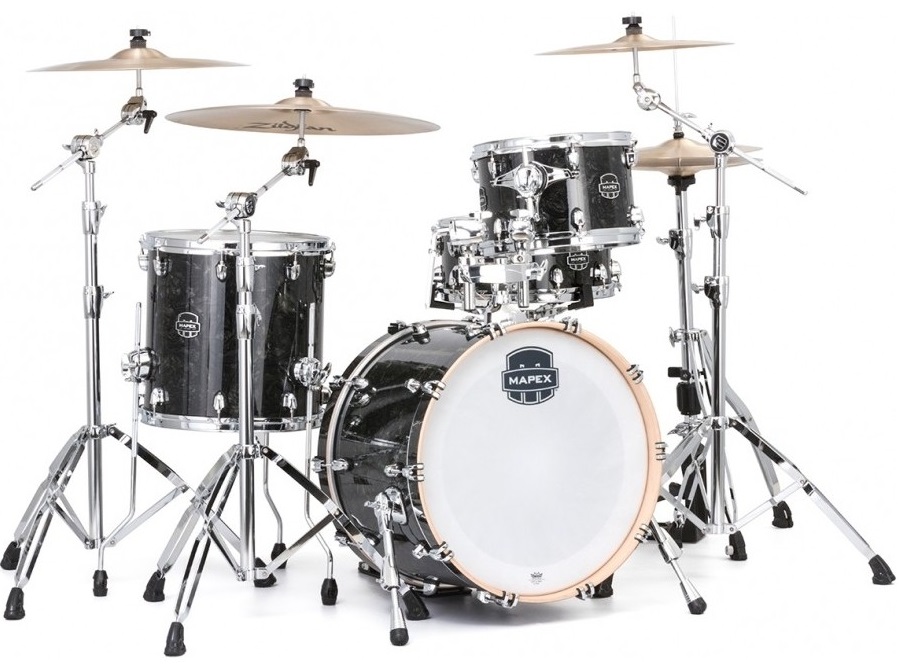 Mapex SVTE446XVN Saturn Black Pearl Batería Acústica SVTE446XVN