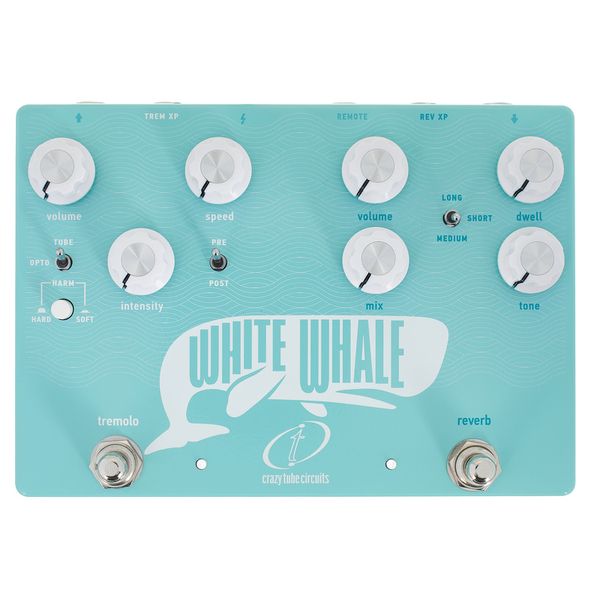 Crazy Tube WHITE WHALE V2 Pedal Reverb ( REACONDICIONADO ) WHITE WHALE V2