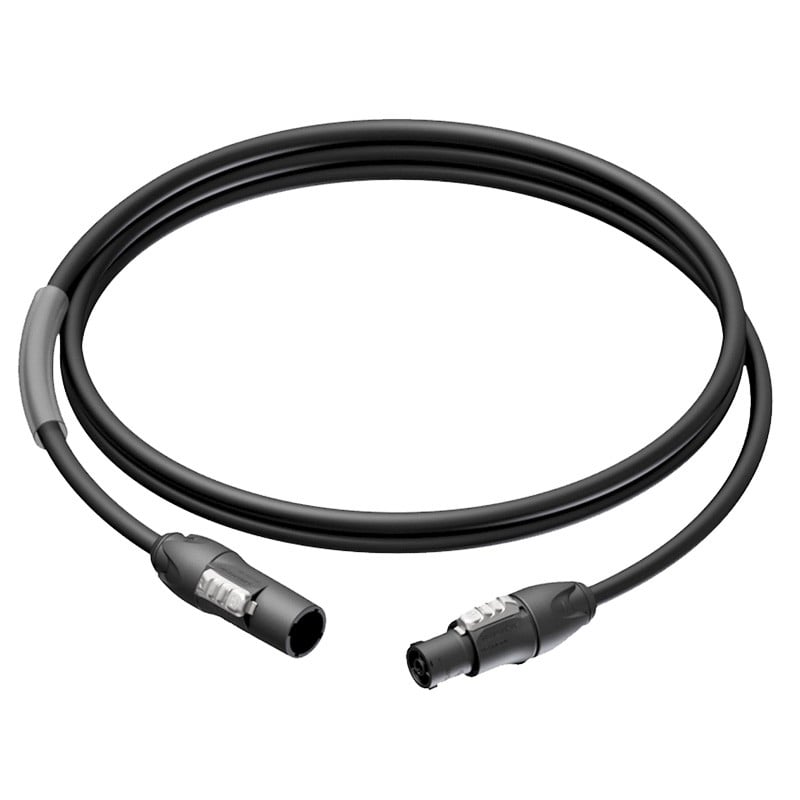 PROCAB Cable Powercon Macho/Hembra Conectores Neutrik 3 m Cable Powercon Macho/Hembra Conectores Neutrik 3 m