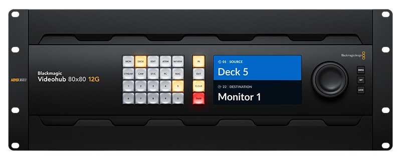 Blackmagic VHUBSMAS12G080080 VideoHub VHUBSMAS12G080080