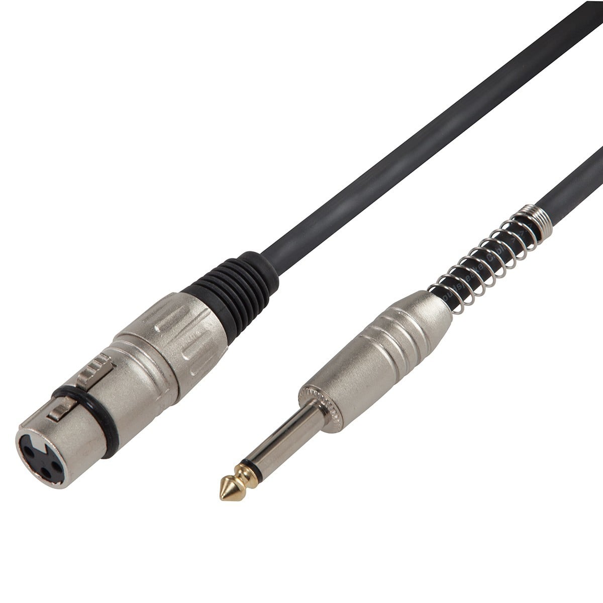 Soundsation Cable para altavoz BPCJX-10BK XLR 3P F - Jack de 6,3 mm MONO / 2x1,3 BPCJX-10BK