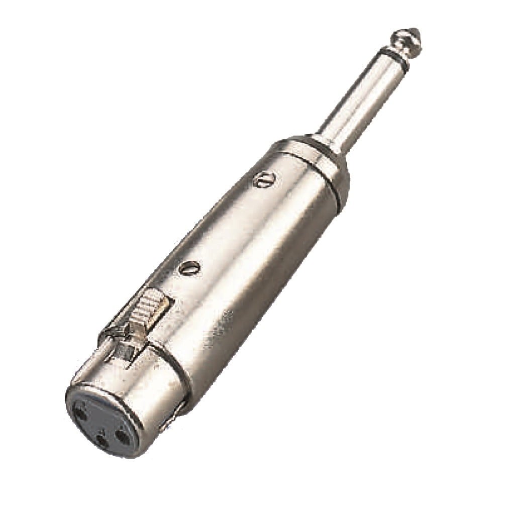 Soundsation Adaptador SADA06-1 XLR hembra - Jack macho de 6,3 mm (juego de 1 unid SADA06-1