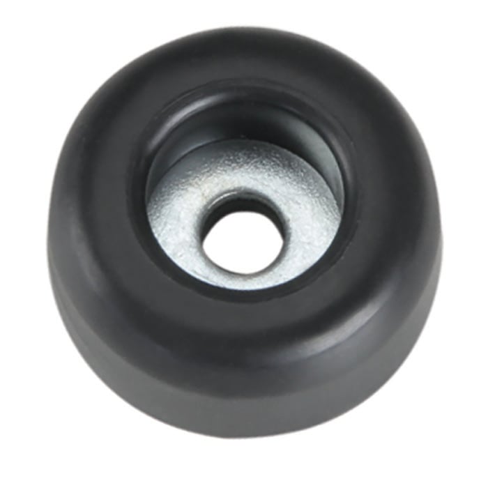 Adam Hall Pie de goma 25 x 11 mm negro 4900