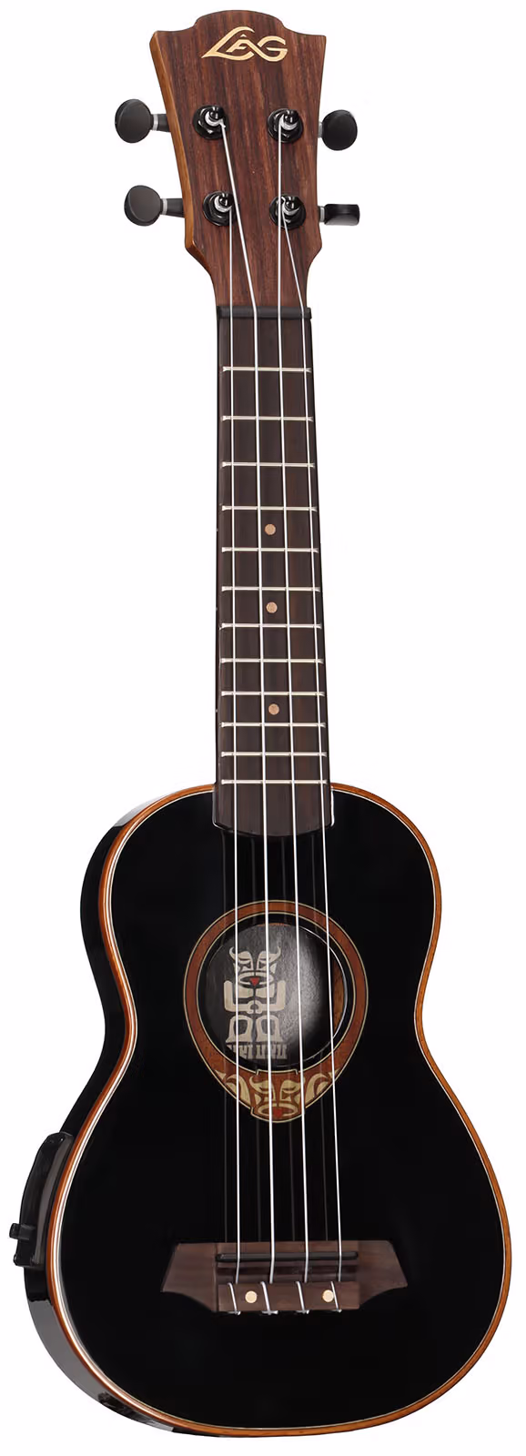 LAG GLUBABYTKU118SE Ukelele  Tiki Uku Baby Soprano A/E Con Fondo Arqueado GLUBABYTKU118SE