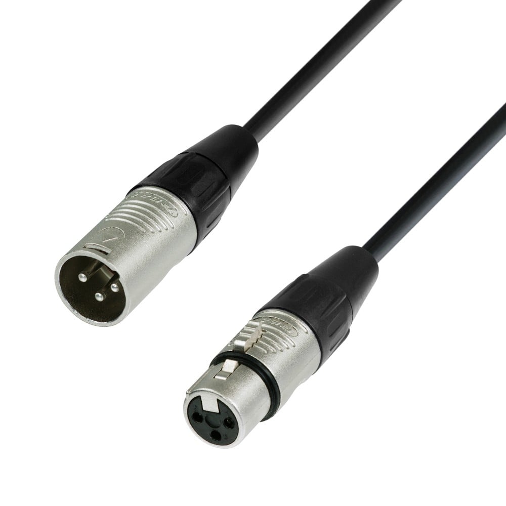 Adam Hall Cables K4 DMF 0300 Cable DMX REAN de XLR macho a XLR hembra 3 m K4 DMF 0300