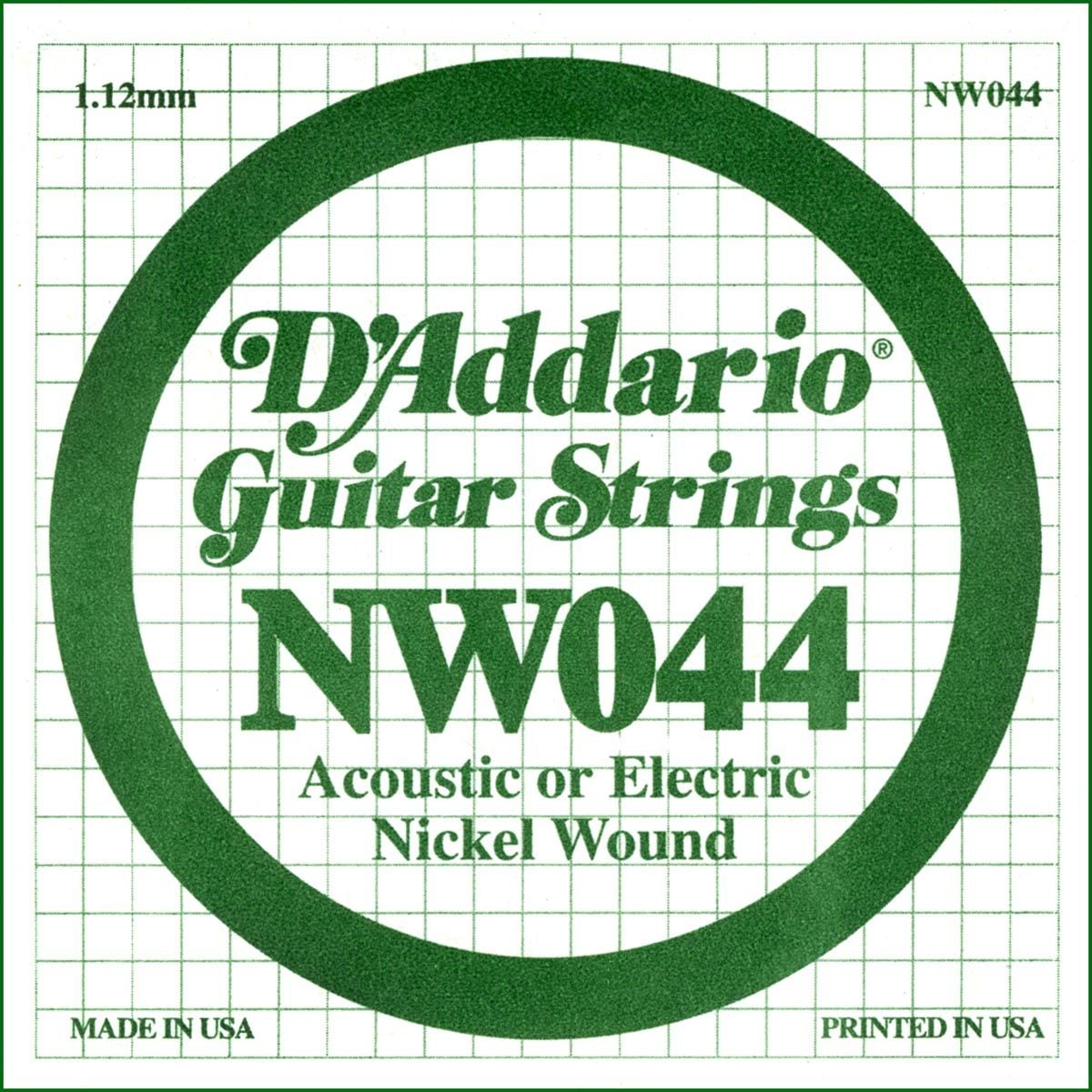 D´addario NW044 Cuerda Suelta para Guitarra Eléctrica NW044