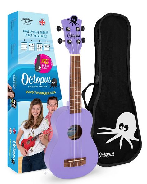 Octopus UK 205 PU Ukelele Soprano Purpura UK200 PU