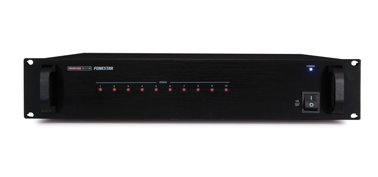 Fonestar ZS-1112R Unidad de Control Prioridad Atenuadores ZS-1112R