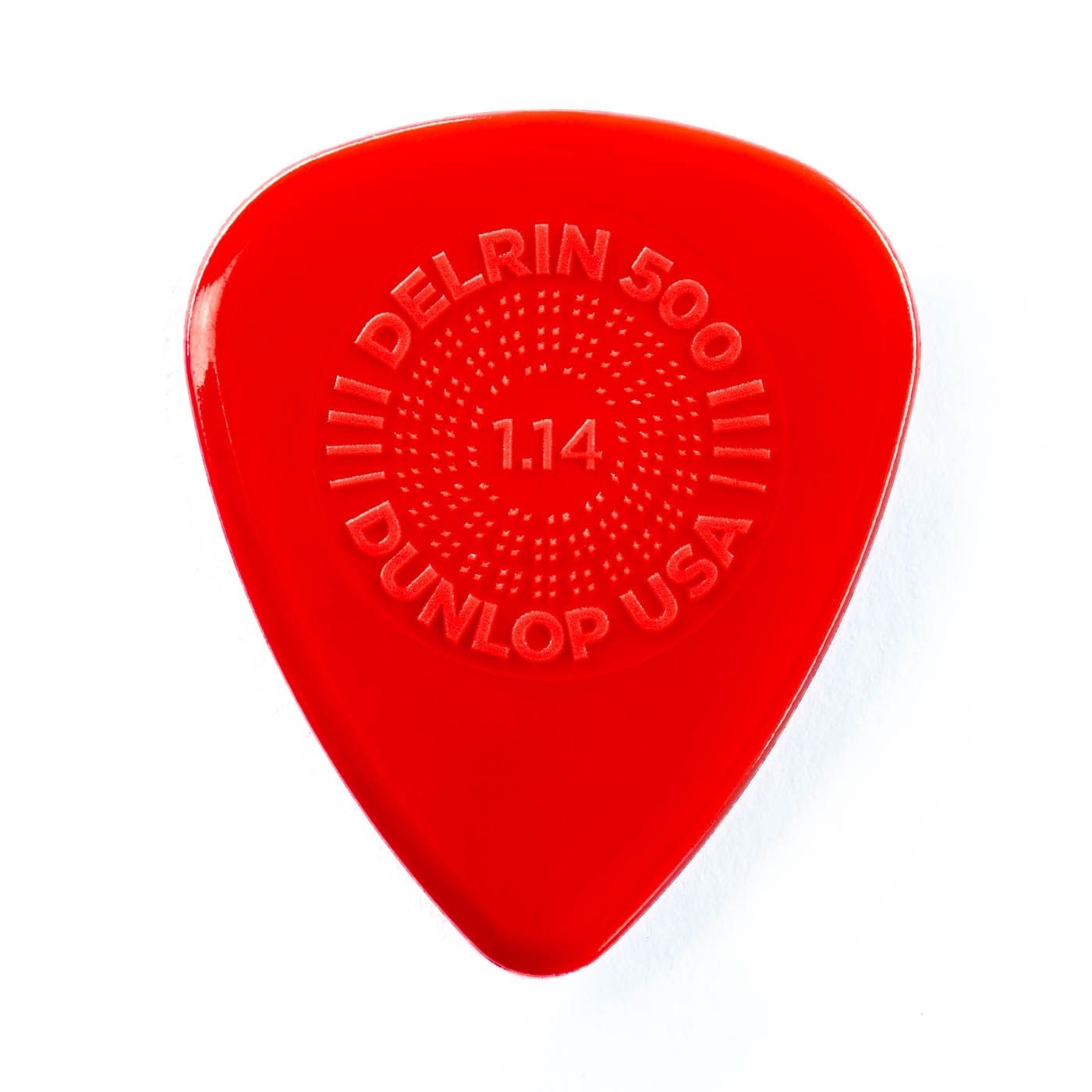 Dunlop Prime Grip Delrin 500 de 1,14 mm Pack 12 Un. 450P114