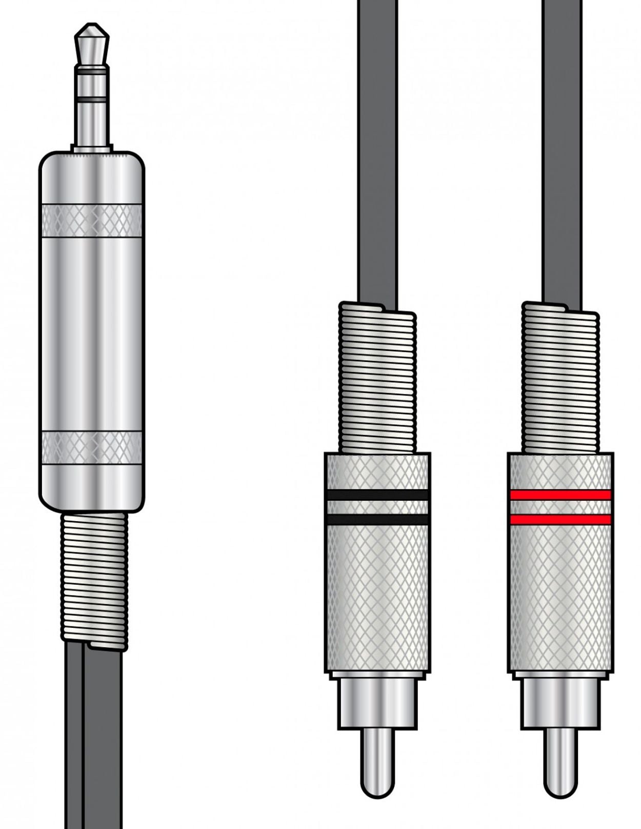 Chord cable Jack 3.5mm Macho - 2 RCA Macho 3.0 Metros cable Jack 3.5mm Macho - 2 RCA Macho 3.0 metros