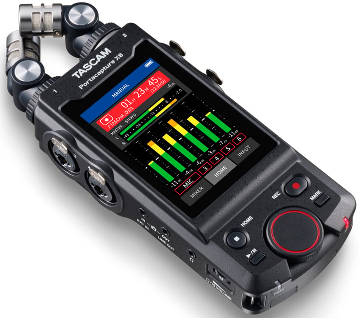 Tascam Portacapture X8 Grabador PCM de Alta Resolución Portacapture X8