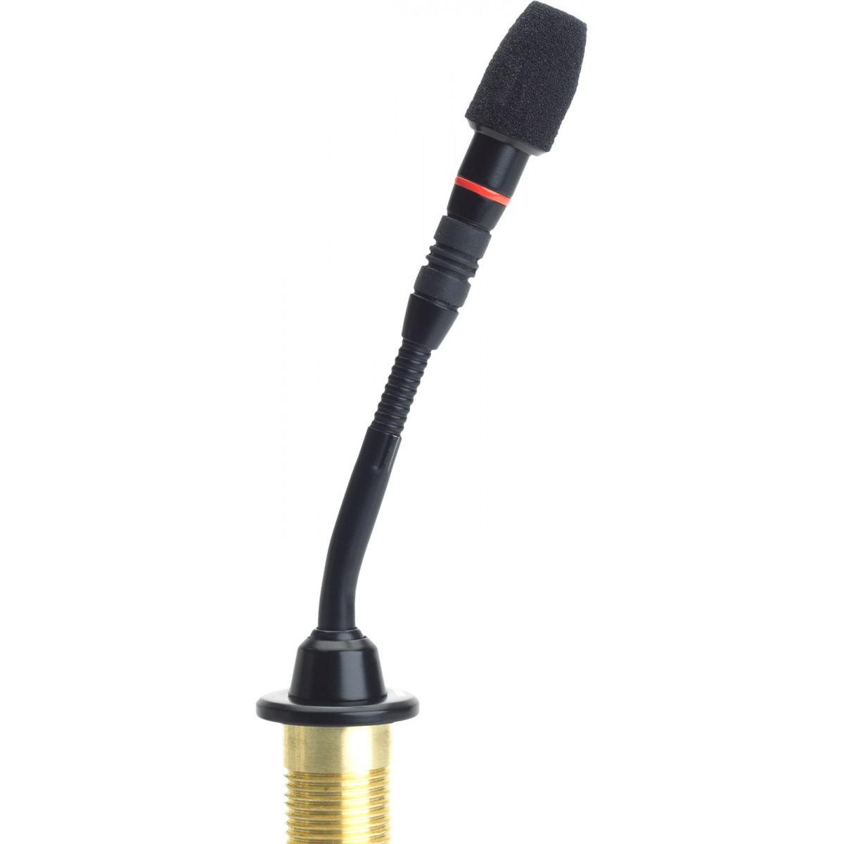 SHURE MX405R/C Micrófono Flexo 15cm Anillo Rojo Cardioide Con Previo. Negro MX405R/C