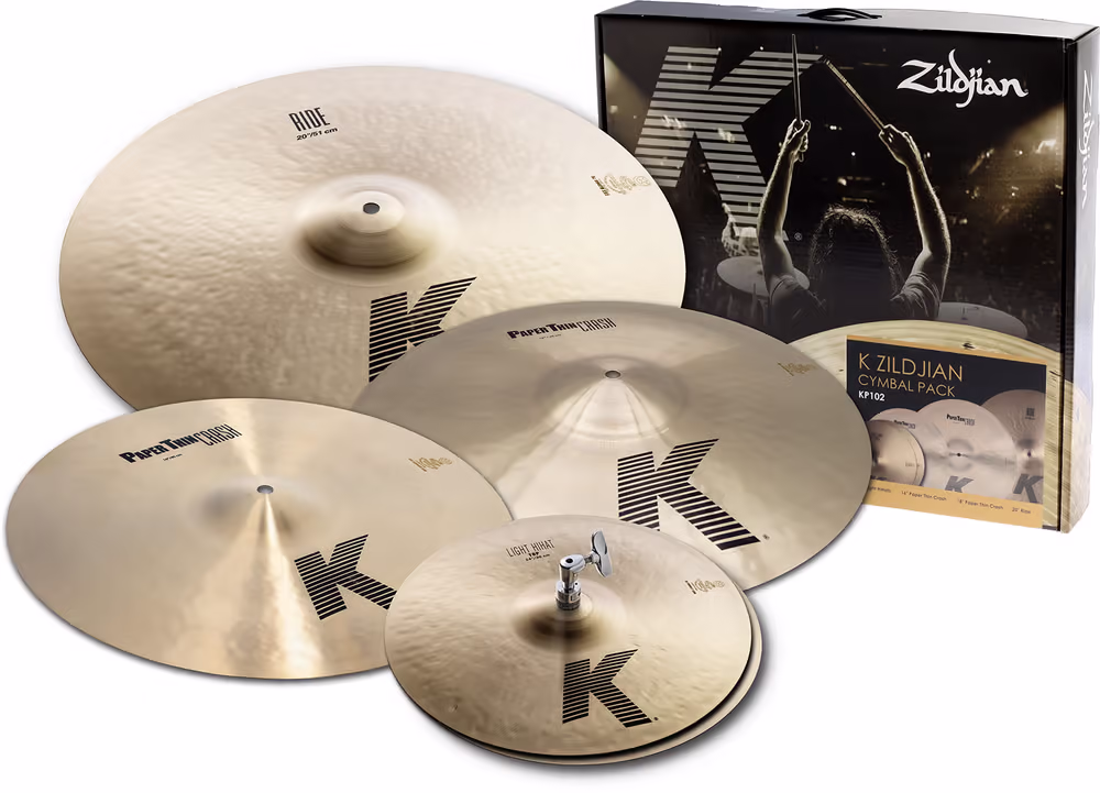 ZILDJIAN Juego Platos  K Paper Thin Set (Hh 14\" K Light- Crash 16\"-Crash 18\"- PZIKP102