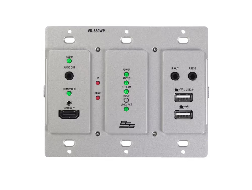 BSS VD-630 - Decoder- Wallplate OMNI-VD-630WP