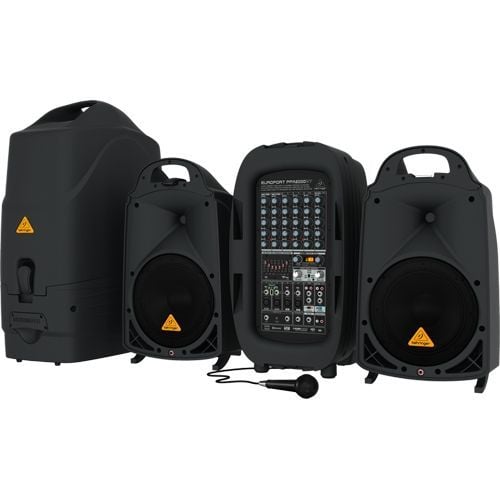 BEHRINGER PPA2000BT Sistema PA, 2000w, 8 Canales, Ultracompacto ppa2000bt