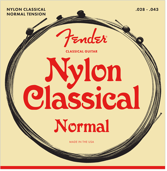 Fender Cuerdas Nylon Acoustic 130 Clear/Silver calibre .028-.043, 730130400