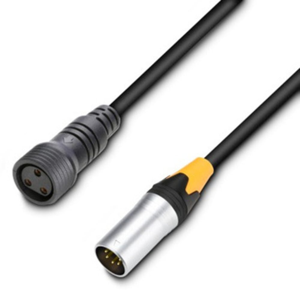 Cameo DMX 5 AD IN IP65 - DMX Adaptor IN LED IP-Par, 5 Pin, 1,0 m CLDMX5ADINIP65