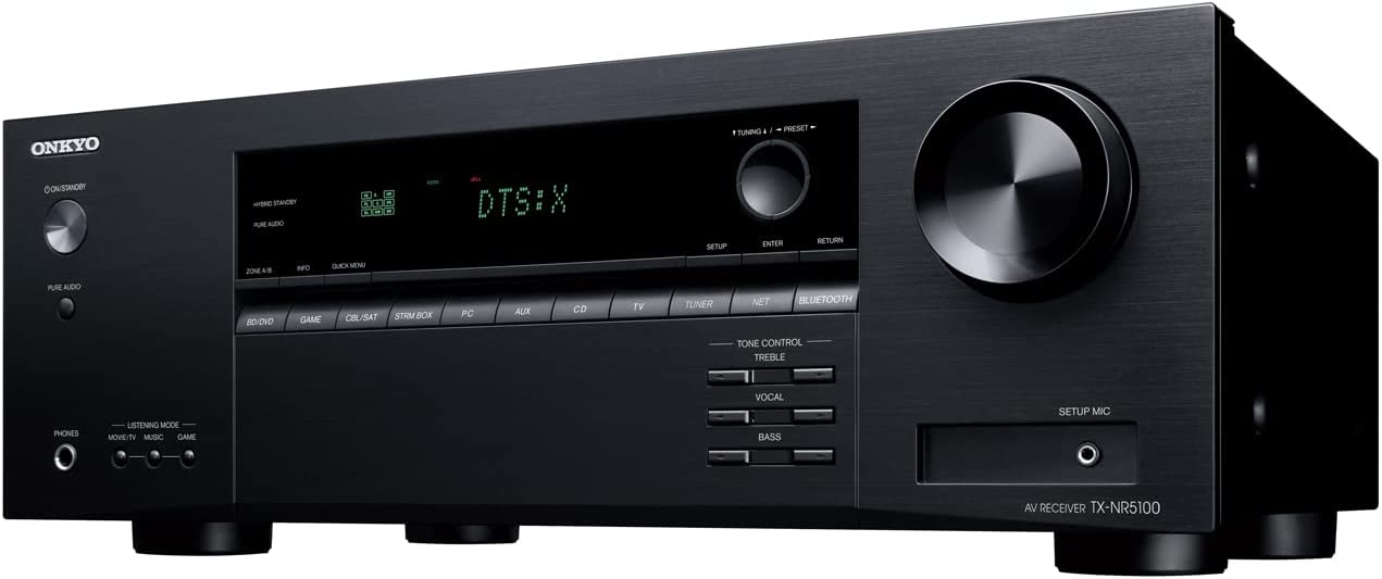 Onkyo TX-NR5100 Negro Receptor AV 8K 7.2 Canales TX-NR5100 Negro