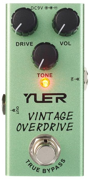 YUER VINTAGE OVERDRIVE Pedal de efectos para guitarra eléctrica VINTAGE OVERDRIVE