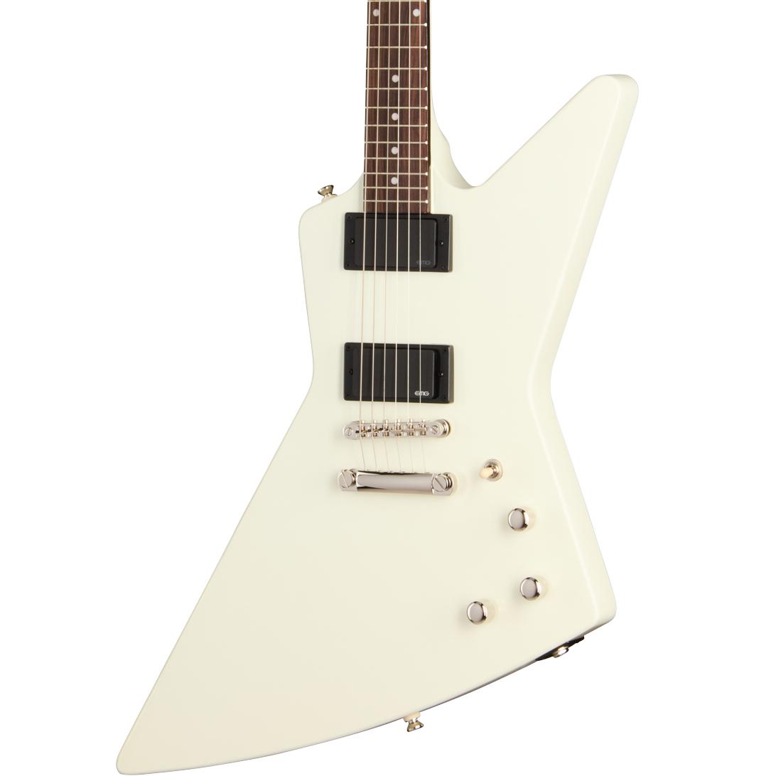 Epiphone Explorer 80s EMG Classic White Guitarra Eléctrica Explorer 80s EMG