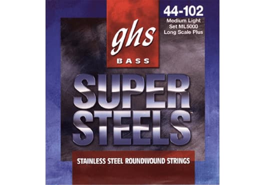GHS Juego Bajo Super Steels Medium Light (Escala Larga+) 44-102 CGHML5000
