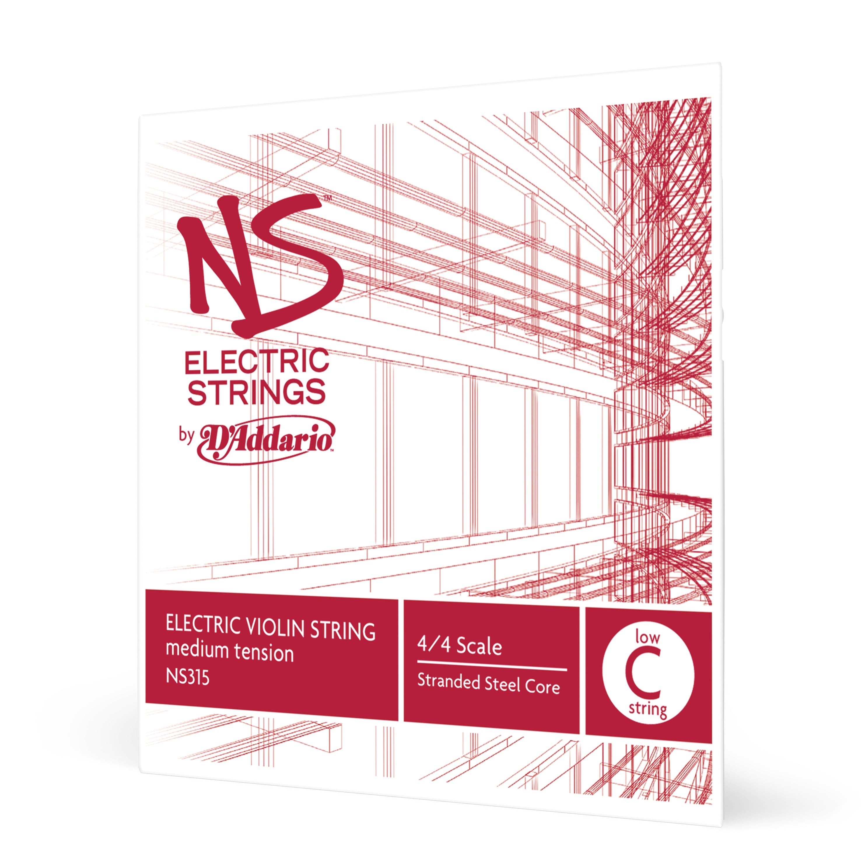 D´addario Ns Electric Violin Low C NS315