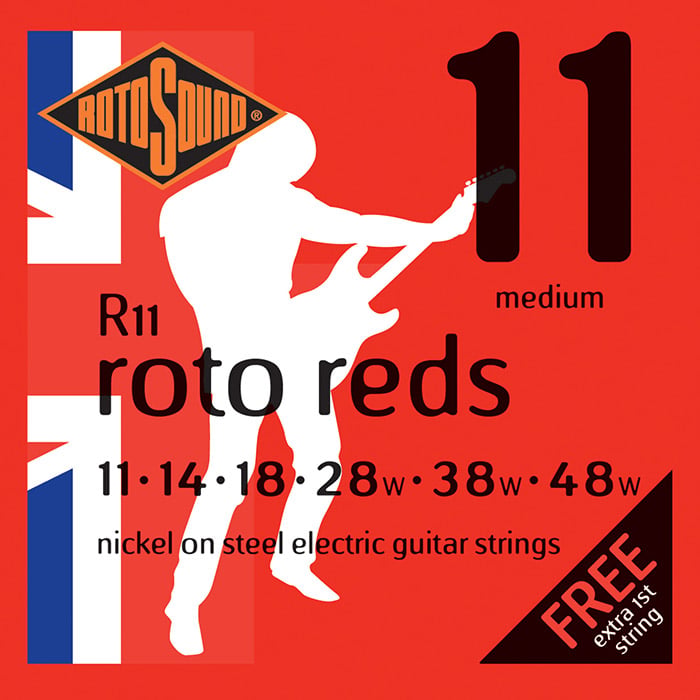 Rotosound Juego De Cuerdas Para Guitarra Eléctrica 11-48 R11