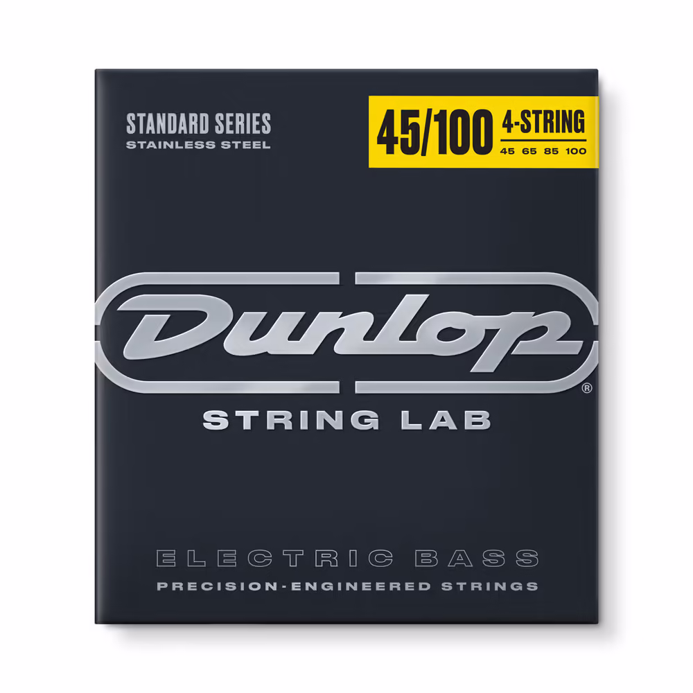 Dunlop Juego Bajo Stainless Steel Medium Light 45-100 CDUDBS45100