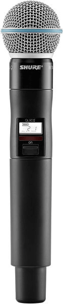SHURE QLXD2 B58 G51 Transmisor de mano inalambrico con capsula B58 470-534 MHz. BLXD2 B58