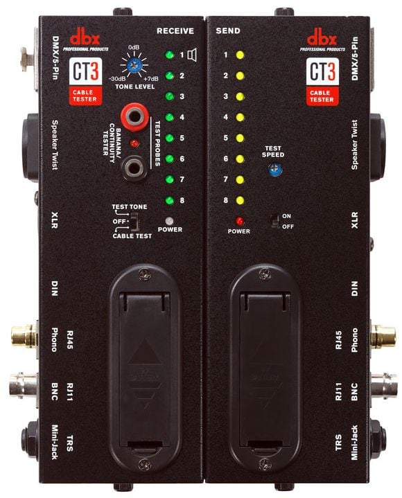 DBX CT3 Comprobador avanzado de cables CT3