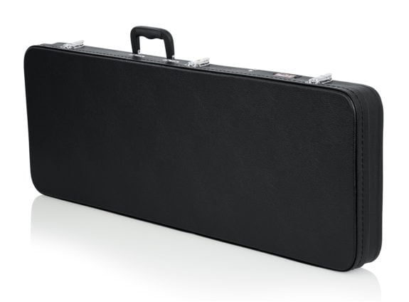 Gator GWE-ELEC-WIDE Estuche de Madera para Guitarra Eléctrica Color Negro GWE-ELEC-WIDE