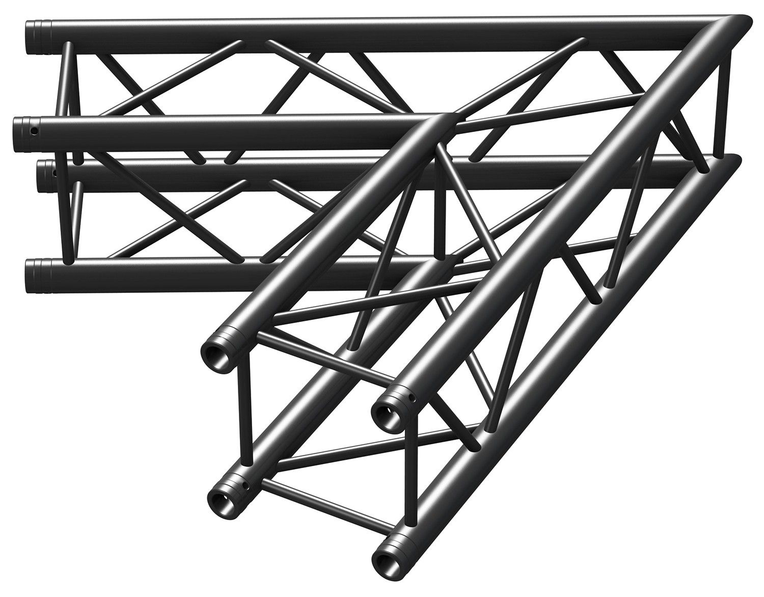 Beamz P30-C20 Truss 2 Vias Corner 60º Negro 182472 P30-C20B