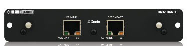 Klark Teknik DANTE DN32 INTERFACE EXPANSION Klark Teknik DANTE DN32