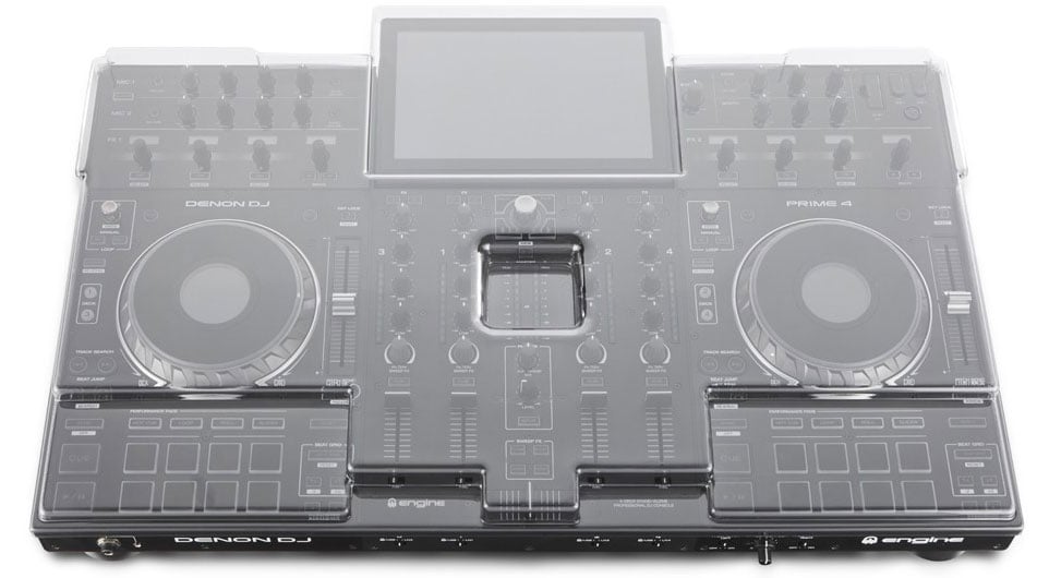 Decksaver Denon Prime4 cover. tapa protectora tapa protectora Prime4 cover