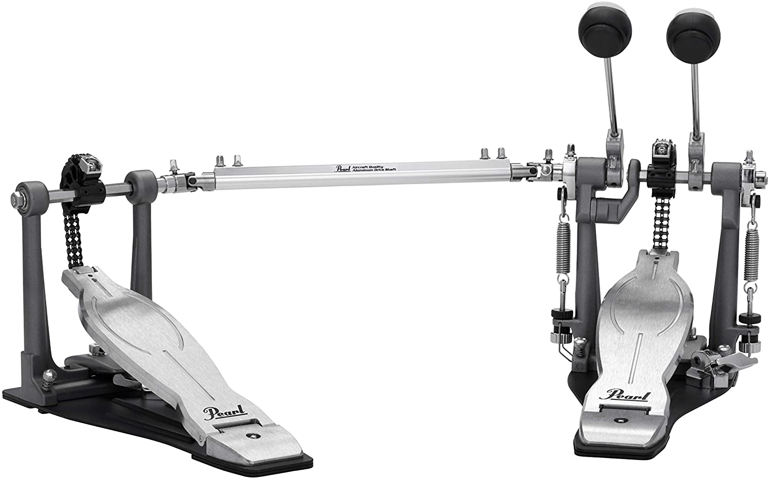 Pearl P-1032 Pedal Bombo Doble Eliminator Solo Negro P-1032