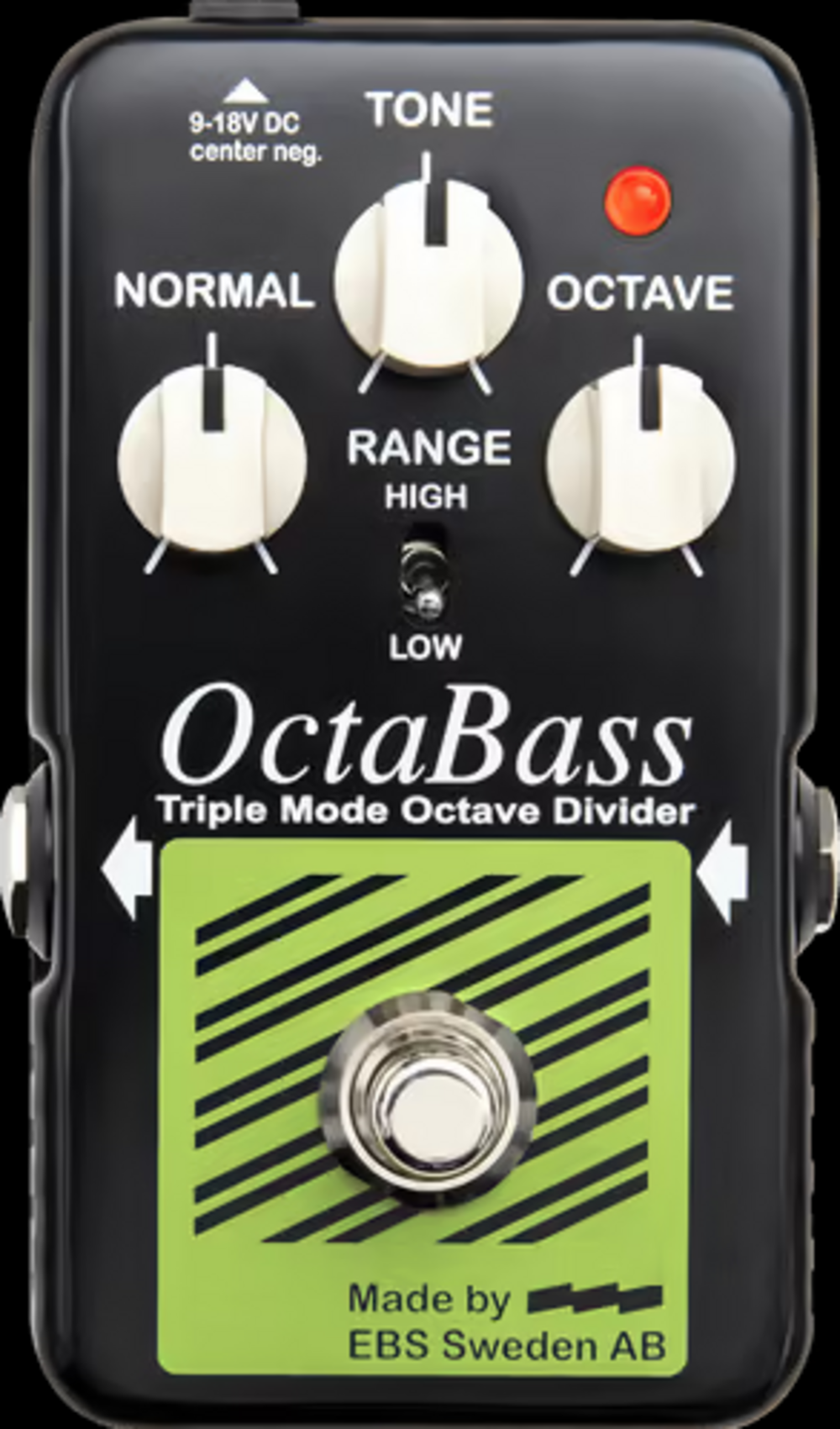 EBS Pedal Fx Bass Octavador MEBOCTABASS-BL