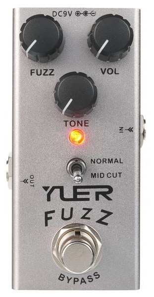 YUER FUZZ pedal de efectos para guitarra eléctrica FUZZ