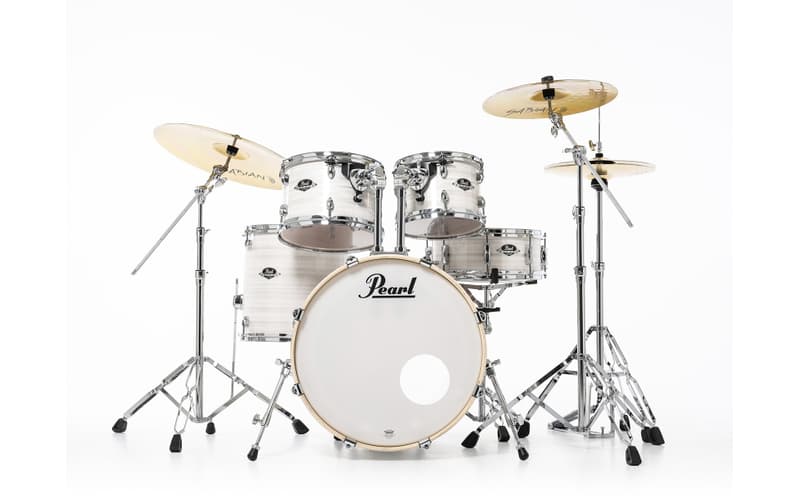 Pearl Kit EXX Export Slipstream White Con Herrajes y Platos EXX705NBR-C777
