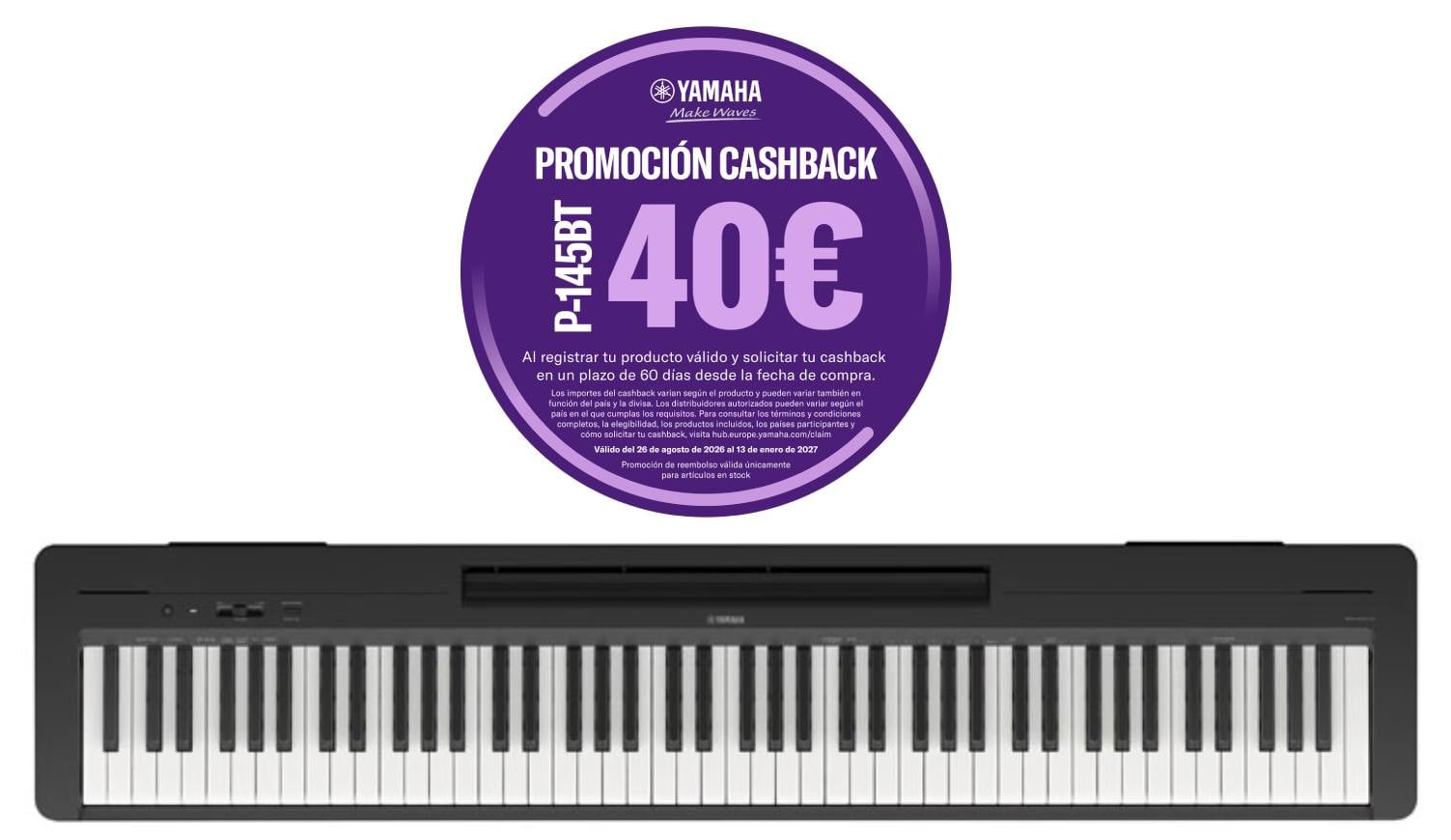 Yamaha P145 BT Piano Digital P145 BT