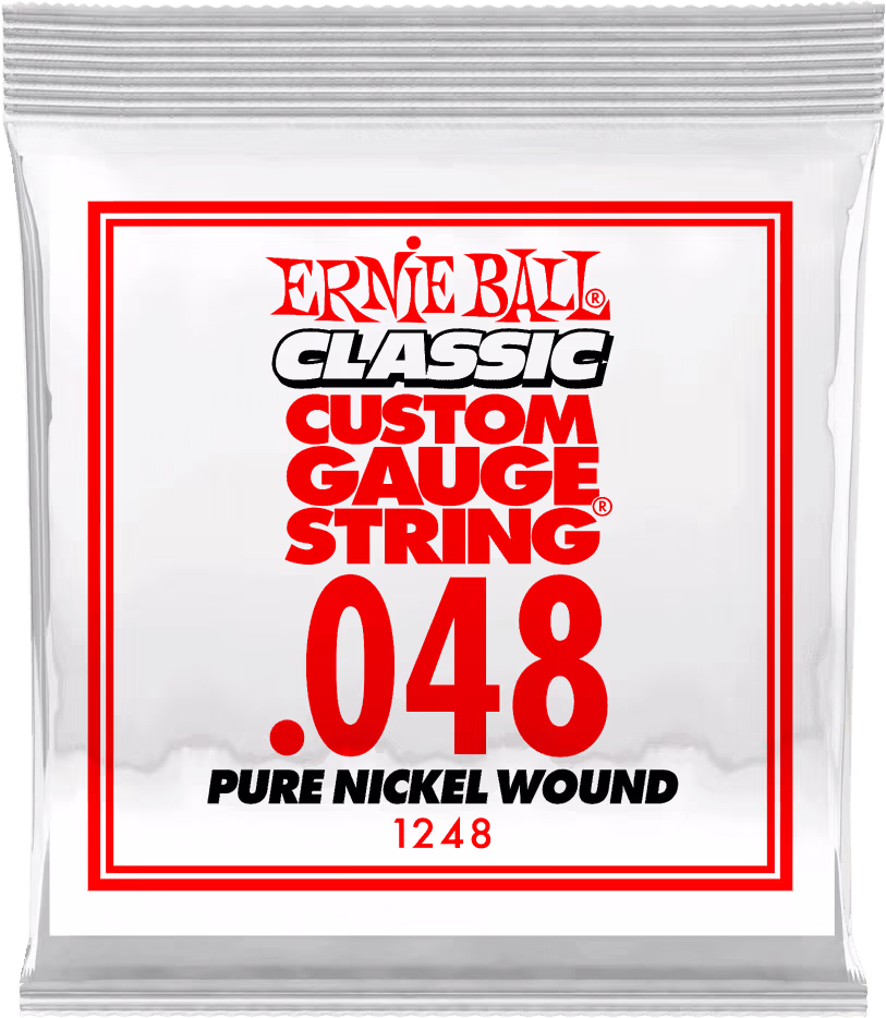 ERNIE BALL Cuerda Eléctrica Classic Pure Nickel .048 CEB1248