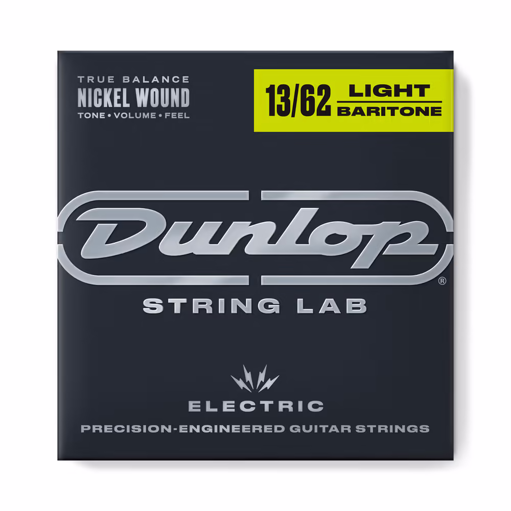Dunlop Juego Eléctrica Nickel Custom Light Bartone 13-72 CDUDEN1372