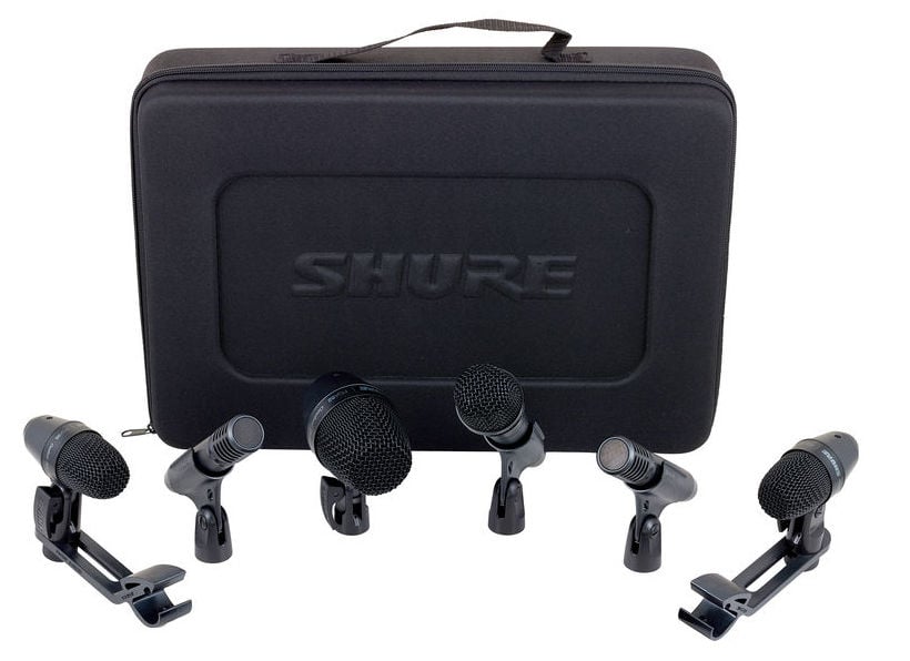 SHURE PGA DRUM KIT6 Juego de micrófonos para estudio PGA DRUM KIT6