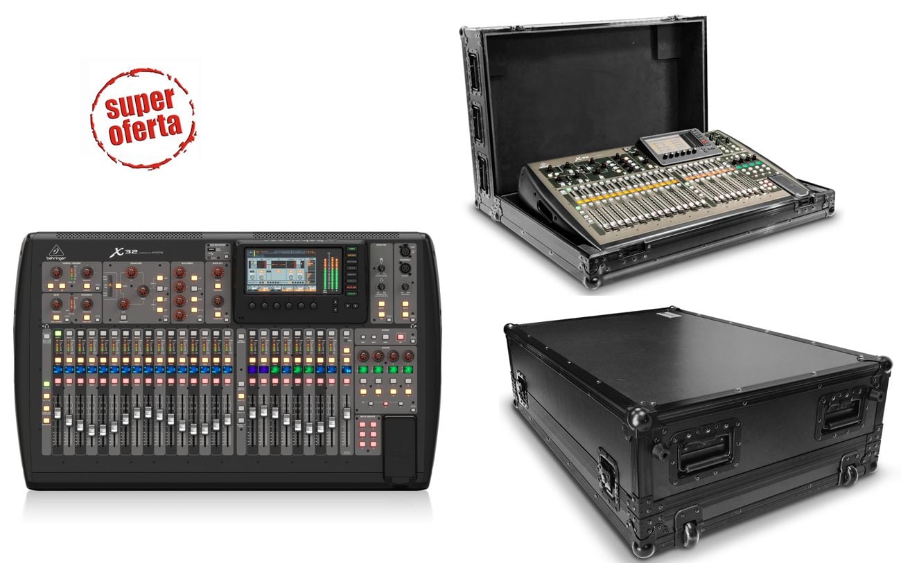 BEHRINGER X-32 Bundle x32 con flightcase