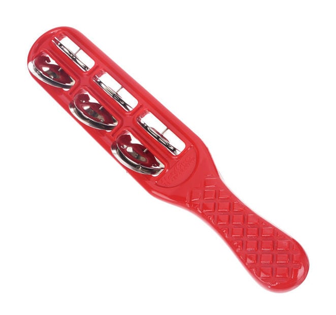 Meinl HJS1R Shaker con Cascabeles Rojo HJS1R