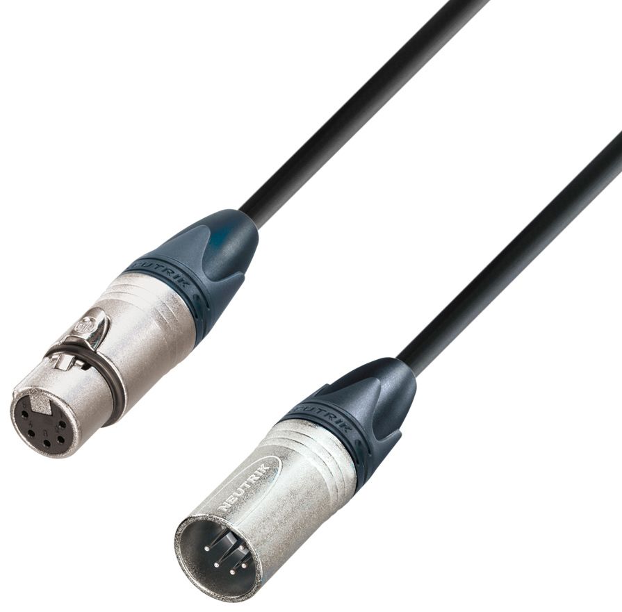 Adam Hall K5 DGH 0150 Cable DMX de XLR macho a XLR hembra 1,5 m  K5 DGH 0150